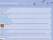 Tablet Screenshot of calliescraftcottage.blogspot.com