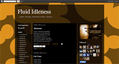 Desktop Screenshot of fluididleness.blogspot.com