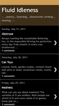 Mobile Screenshot of fluididleness.blogspot.com
