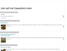 Tablet Screenshot of justcallmecassandrasmom.blogspot.com