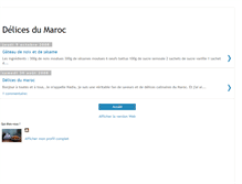 Tablet Screenshot of delicesdumaroc.blogspot.com