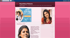 Desktop Screenshot of nayanthara-pictures.blogspot.com