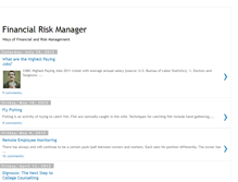 Tablet Screenshot of financialriskmanager.blogspot.com