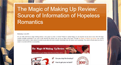 Desktop Screenshot of mymagicofmakingupreviews.blogspot.com