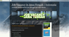 Desktop Screenshot of jateng-jobs.blogspot.com