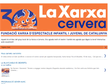 Tablet Screenshot of laxarxacervera.blogspot.com