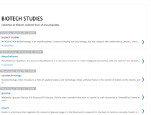 Tablet Screenshot of biotechstudies.blogspot.com