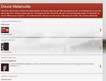 Tablet Screenshot of doucemelancolie.blogspot.com