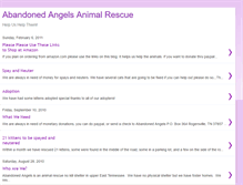 Tablet Screenshot of abandonedangelsanimalrescue.blogspot.com