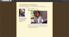 Desktop Screenshot of aformidablecombination.blogspot.com