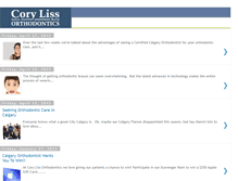 Tablet Screenshot of corylissortho.blogspot.com
