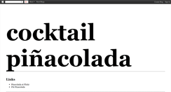 Desktop Screenshot of cocktailpinacolada.blogspot.com