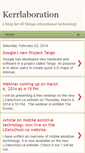 Mobile Screenshot of kerrlaboration.blogspot.com