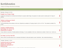 Tablet Screenshot of kerrlaboration.blogspot.com