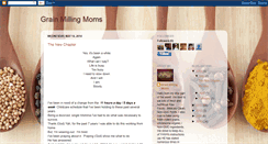 Desktop Screenshot of grainmillingmoms.blogspot.com