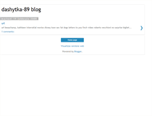 Tablet Screenshot of dashytka-89.blogspot.com