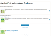 Tablet Screenshot of matchagt.blogspot.com