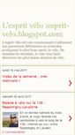 Mobile Screenshot of esprit-velo.blogspot.com
