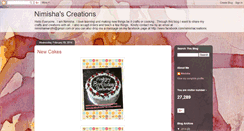 Desktop Screenshot of nimishacreations.blogspot.com