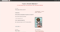 Desktop Screenshot of lesinsoumiseslexpositiondarlesenligne.blogspot.com