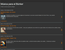 Tablet Screenshot of musicaparaelbunker.blogspot.com