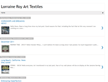 Tablet Screenshot of lroytextileart.blogspot.com