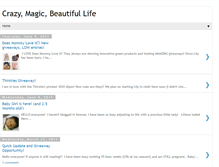 Tablet Screenshot of crazymagicbeautifullife.blogspot.com