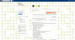 Desktop Screenshot of espacoglamour.blogspot.com