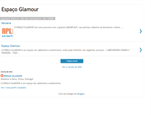 Tablet Screenshot of espacoglamour.blogspot.com