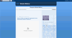 Desktop Screenshot of debatemedico.blogspot.com