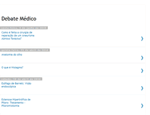Tablet Screenshot of debatemedico.blogspot.com
