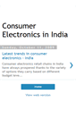 Mobile Screenshot of consumer-electronics-india.blogspot.com