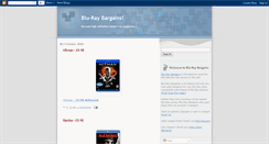 Desktop Screenshot of bluraybargains.blogspot.com