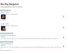 Tablet Screenshot of bluraybargains.blogspot.com