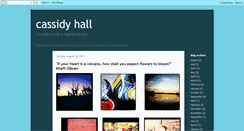Desktop Screenshot of casshall.blogspot.com