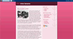 Desktop Screenshot of missbanana.blogspot.com