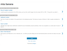 Tablet Screenshot of missbanana.blogspot.com