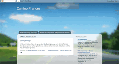 Desktop Screenshot of caminofrances.blogspot.com