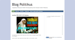 Desktop Screenshot of blogpolitikus.blogspot.com