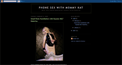 Desktop Screenshot of phonesexmommykat.blogspot.com