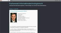 Desktop Screenshot of it-recht-fachanwalt.blogspot.com