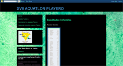 Desktop Screenshot of 17acuatlonplayero.blogspot.com