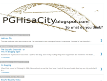 Tablet Screenshot of pghisacity.blogspot.com