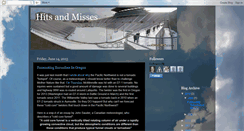 Desktop Screenshot of hitsandmiss.blogspot.com