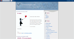 Desktop Screenshot of criminologiaetc.blogspot.com