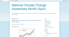 Desktop Screenshot of climatechangec.blogspot.com