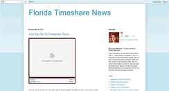 Desktop Screenshot of floridatimesharenews.blogspot.com