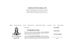 Desktop Screenshot of hedgewitchhollow.blogspot.com