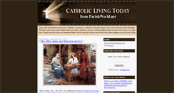 Desktop Screenshot of catholiclivingtoday.blogspot.com