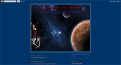 Desktop Screenshot of blogthroughtimeandspace.blogspot.com